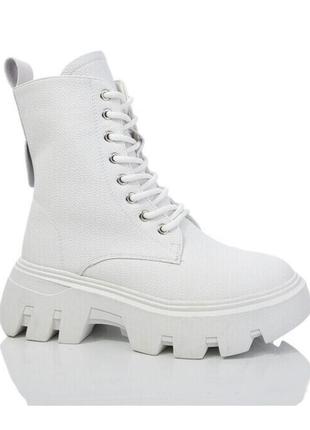 Зимние ботинки женские purlina pm37682/37 белый 37 размер