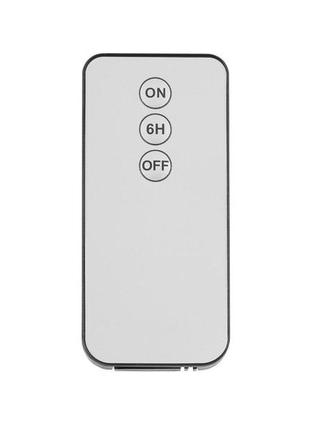 Светодиодная восковая led свеча livarno home ø 15 х 15 см, с таймером, пультом, беспламенная