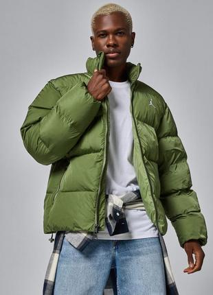 Оригинальный❗️пуховик air jordan essentials poly puffer jacket green fb7331-340
