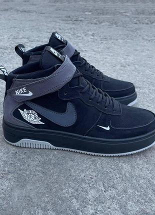 Чоловічі зимові шкіряні кросівки