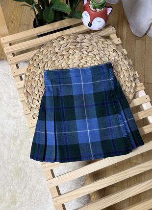 Тепленькая шерстяная юбочка на девочку