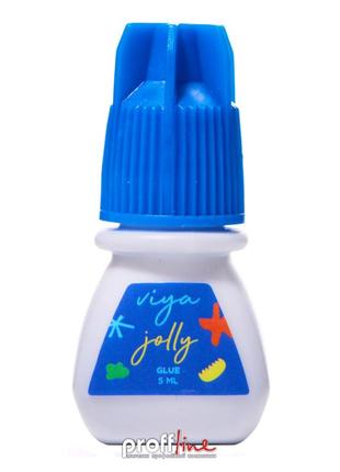 Клей для нарощування вій viya jolly, 5 мл