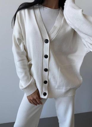 Стильный вязаный костюм onesize8 фото