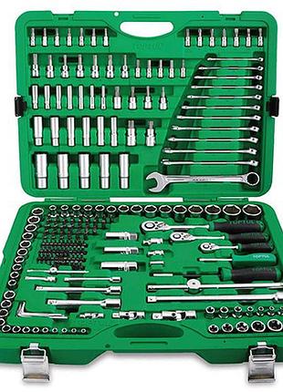 Професійний набір інструменту 1/4", 3/8", 1/2" 216 од. toptul gcai216r