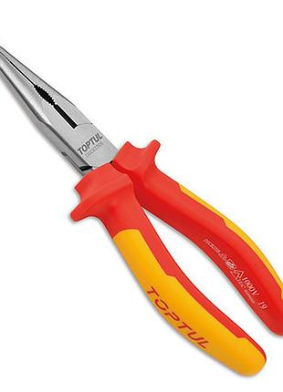 Плоскогубці подовжені діелектричні 6" 1000v vde toptul dgcb2206