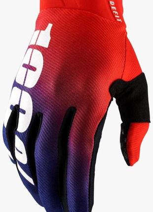 Перчатки ride 100% ridefit glove (korp), s (8)