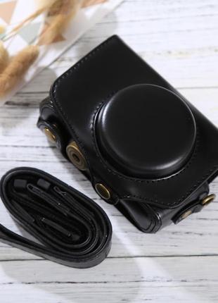 Футляр захисний - чохол puluz dca6160b для фотоапаратів canon powershot sx720 hs, sx730 hs, sx740 hs - чорний