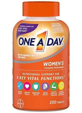 Витамины для женщин bayer one a day women's, сша 200 таблеток
