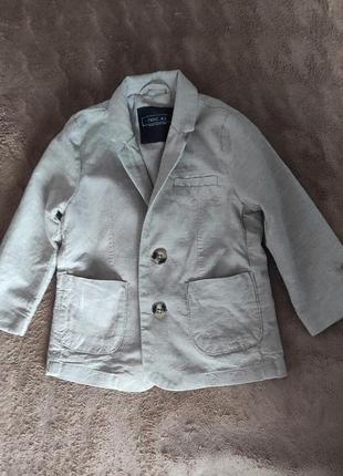 Пиджак льняной