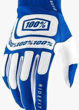 Перчатки ride 100% ridefit glove (bonita), m (9)