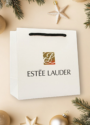 Брендовий пакет подарунковий —estee lauder 16.5x17 см