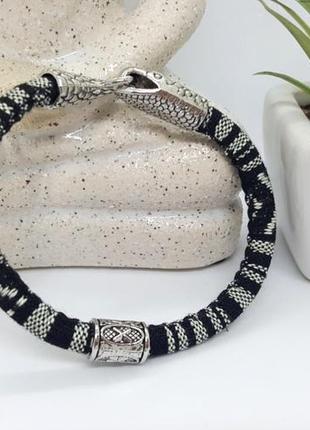 🐍 браслет амулет оберег голова змеи и руна гебо