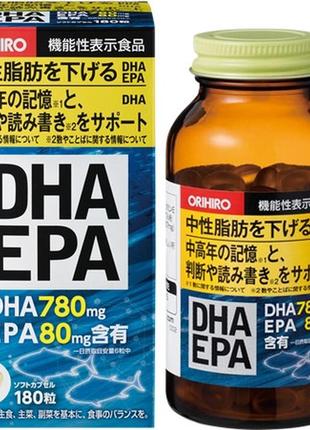 Orihiro dha epa омега-3 кислоти на 30 днів 180 шт.