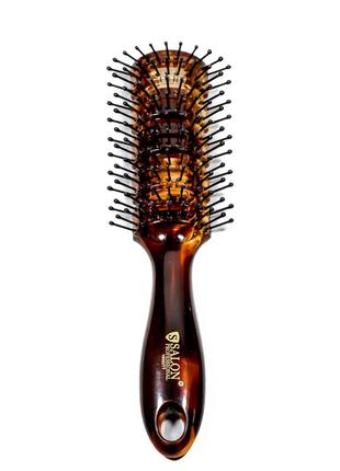 Расчёска для волос продувная salon professional пластиковая 18052 тт