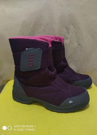 Водонепроникні черевики пів чобітки quechua waterproof