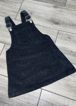 Вельветовий сарафан з блиском denim co 3-4роки