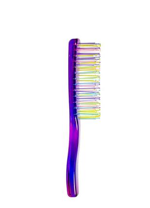 Щітка для волосся масажна з м'якими зубчиками salon professional 18105atsc3 фото