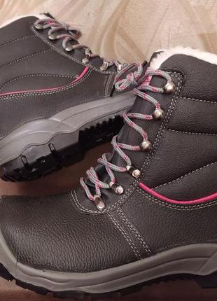 Черевики берци nitras зимові робочі чоловічі шкіряні ботинки зимние рабочие мужские кожаные