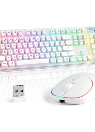 Беспроводная игровая клавиатура и мышь в комплекте magegee v550 2.4g