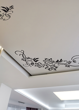 Наклейка на потолок «арт жасмин»