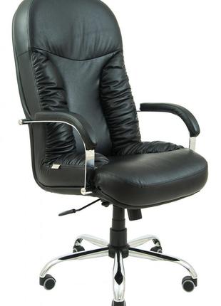 Офісне крісло керівника richman буфорд флай 2230 хром m1 tilt чорне