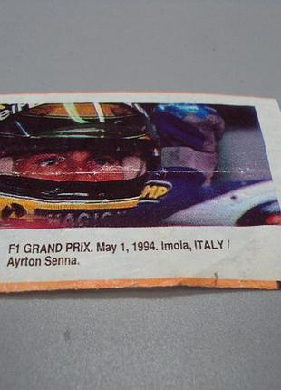 Вкладыш formula 1 ayrton senna №10 f1 grand prix may 1, 1994 italy день смерти айртон сенна №17916мя