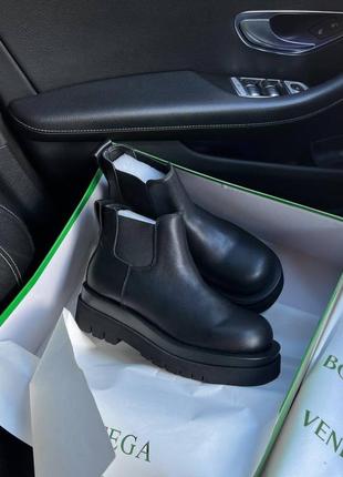 Черевики bottega stretch veneta bv "low black" premium
