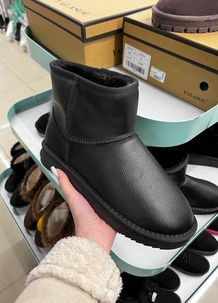 Ботинки угги черная повседневная р.37,38,39,40,41
