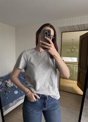 Базовая серая футболка next