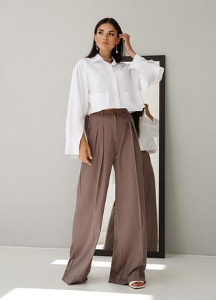 Брюки-палаццо 4