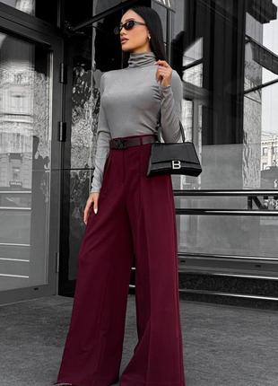 Брюки-палаццо 4