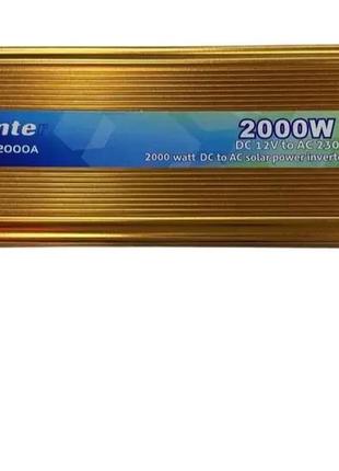 Инвертор 12v в 220v saa-2000w + usb