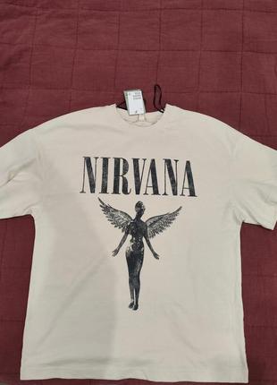 H&m nirvana футболка, размер l