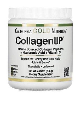 California gold морський колаген iherb гіалуронова кислота. вітамін с