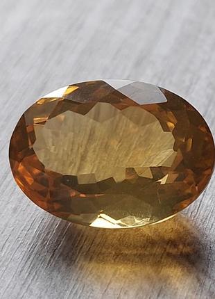 Цитрин 14.25 ct 18.2х13.2х9.7  мм