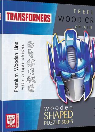 Пазли фігурні з дерева - (500 + 5 елм.) - "маска робота" / trefl - trefl