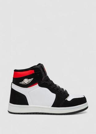 Кроссовки женские зимние на меху, цвет бело-черный, 248rhb470