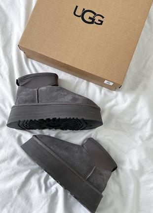 Ugg classic mini dipper 'thundercloud' 9