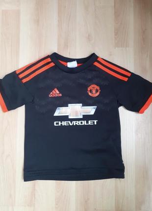 Футболка детская adidas manchester united. 5/6 лет