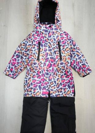 Термокомбінезон для дівчинки "рожевий леопард" (104 см)  disumer