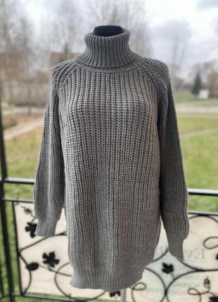 Вязаный свитер, туника