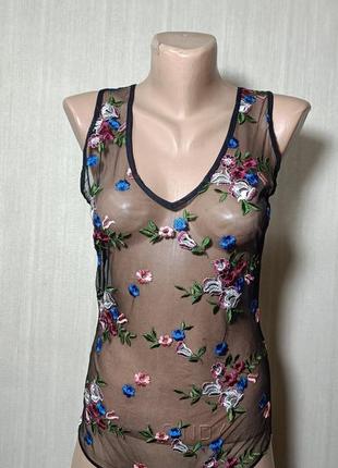 Боди женское. прозрачное боди женское. божи с вышивкой