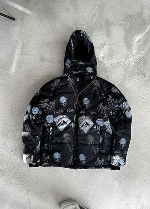 Куртка зимова зі знімним капюшоном чоловіча зима осінь весна