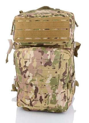 Рюкзак тактический 45 л для военнослужащих мультикам кордура крепкий lazer