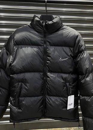 Пуховик  чорний від nike nocta swoosh