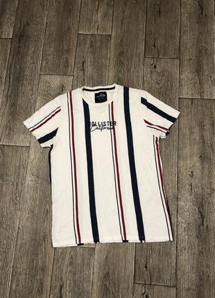 Футболка hollister в полоску красивая