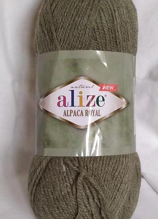 Пряжа alize alpaca royal, цвет - светлый миндаль.