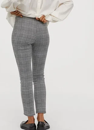 Брюки в гусячу лапку