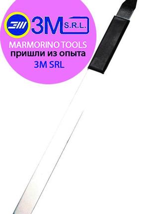 Шпатель-открывалка стальной 350 мм marmorino tools (69143)