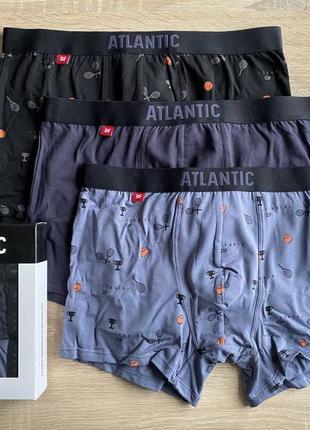 Чоловічі труси-боксери боксерки atlantic оригінал!